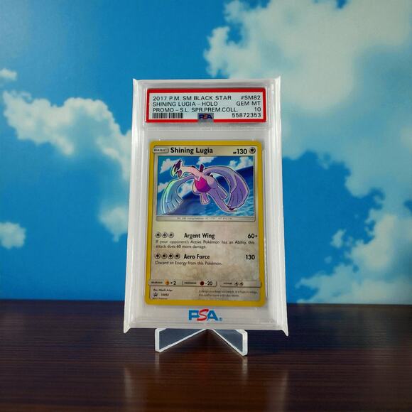 2017 Pokémon SM Black Star Promo Shining Lugia #SM82 PSA 10 Gem Mint Holo Promo - Picture 1 of 1